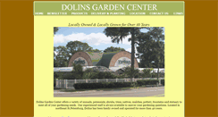 Desktop Screenshot of dolinsgardencenter.com